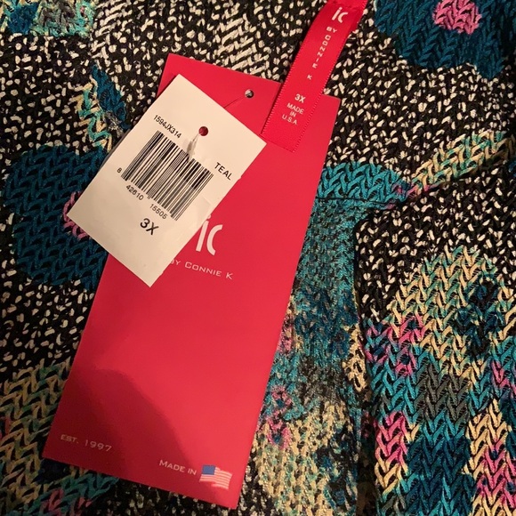 16. IC By Connie K Asymmetrical Jacket in Teal - Picture 13 of 16